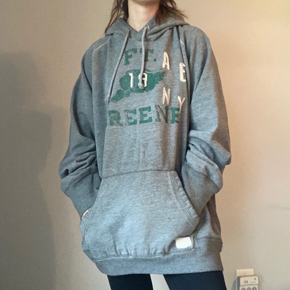 Distressed Y2k American Eagle Gray 